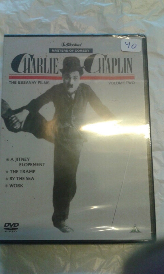 Charlie Chaplin 5 stk, DVD, andet