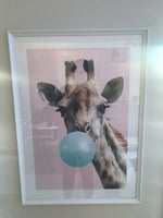 Plakat, motiv: Giraf