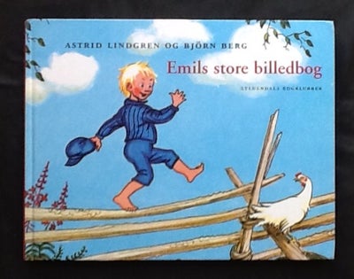 Emils store billedbog, Astrid Lindgren, Stor billedbog i tværformat.Hardback. Indeholder 4 Astrid Li