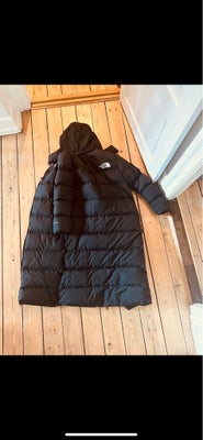 Dynejakke, str. 34, North face ,  Sort,  God men brugt