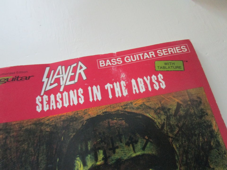 BASS GUITAR , SLAYER SEASONS IN THE ABYSS