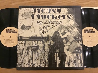 LP, Greasy Truckers, Live at dingwalls dancehall, Plader og cover i pæn stand 