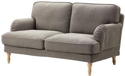 Sofa, bomuld, 2 pers. , Ikea stocksund, 2 stk til salg (kommer fra hjem med hund,røgfri) med vasket 