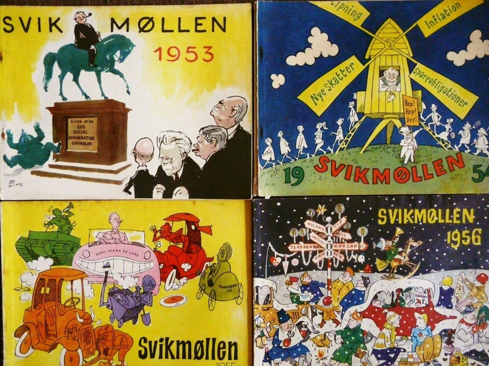 Svikmøllen 1945-1965, indram de flotte forsider - dansk