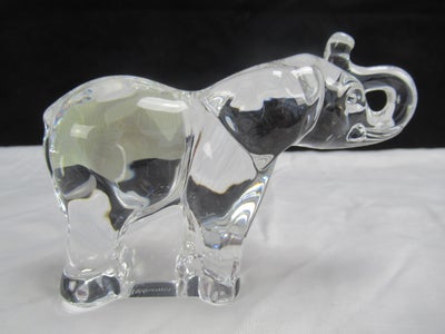 Elefant Figur, Villeroy & Boch, Fin elefant figur i krystal fra Villeroy & Boch

Figuren måler 13 cm