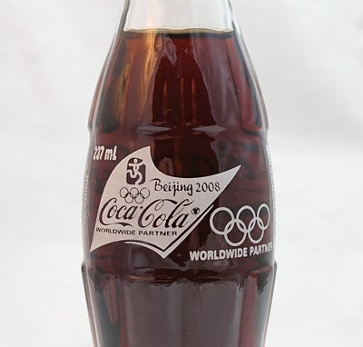 Flasker, OL Beijing CocaCola, Limited edition ifbm. OL 2008 i Beijing, uåbnet 237 ml CocaCola købt i