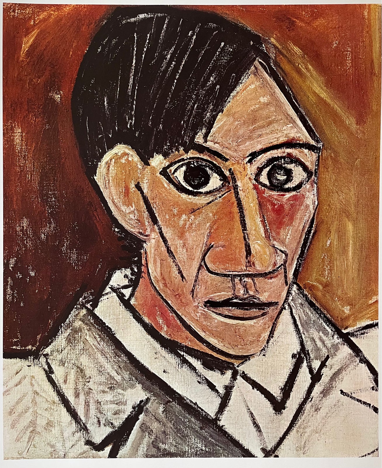 Vintage plakat, Picasso, motiv: Selvportræt