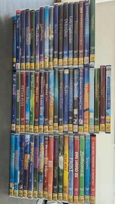 Disney DVD klassikerne 1-56, instruktør Disney, DVD, animation, Disney klassikerne på DVD. Det er sa