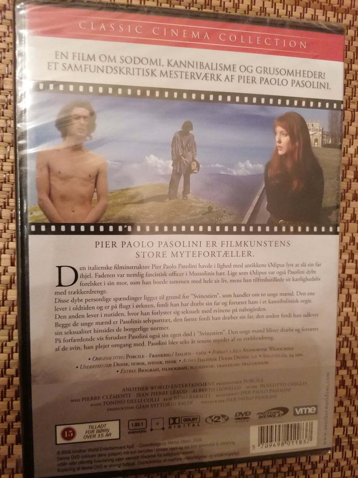 SVINESTIEN, instruktør Pier Paolo Pasolini, DVD