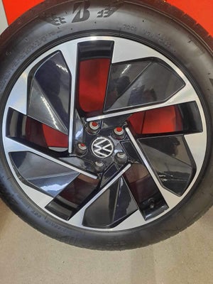 Alufælge, 18", VW, krydsmål 5 x 112, ET 50, sommerdæk, Bridgestone, 5 mønster, fælge med dæk, Sælger