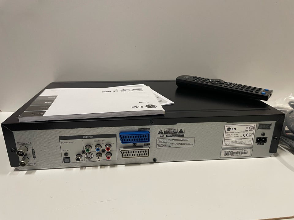 VHS videomaskine, LG, Rc 388