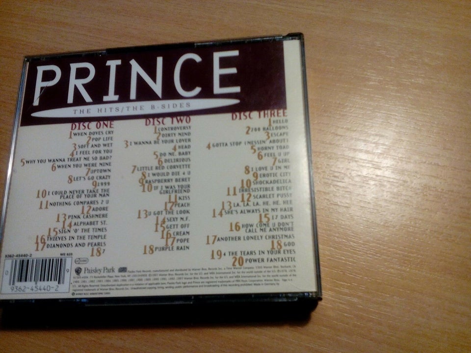 Prince: The hits, andet