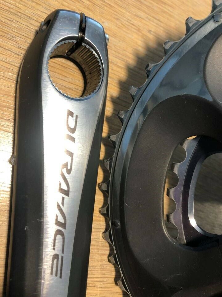 Kranksæt, shimano dura ace 7950-10 speed kranksæt