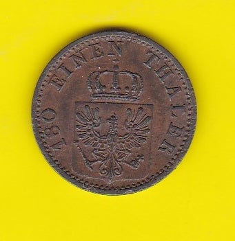 Vesteuropa, mønter, (371) Preussen 2 Pf. B