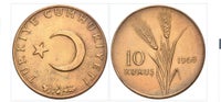 Andet land, mønter, 1968