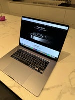 MacBook Pro, 16” 2019, 2,6 6-core GHz