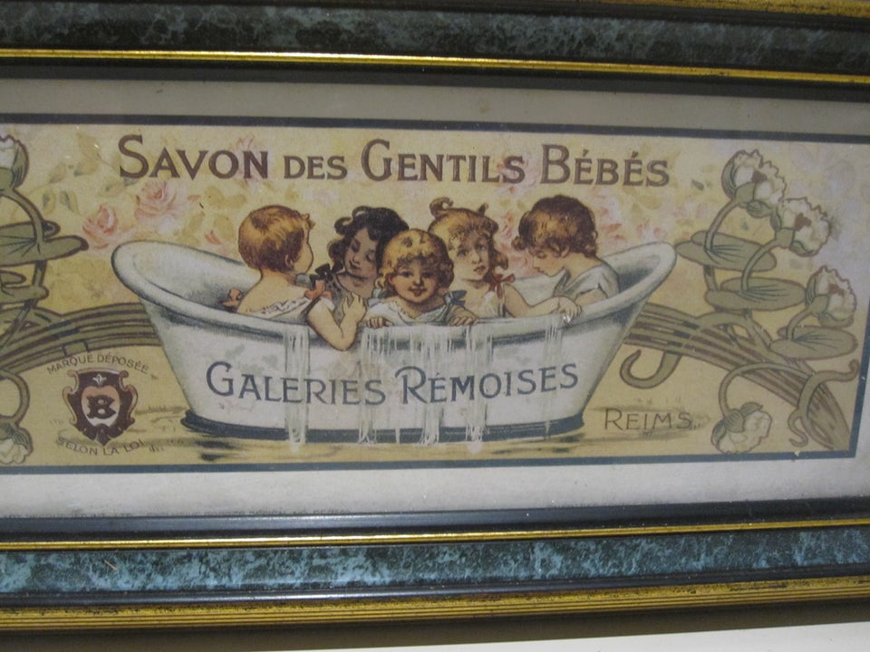 Billede, Reims, motiv: Børn i badekar