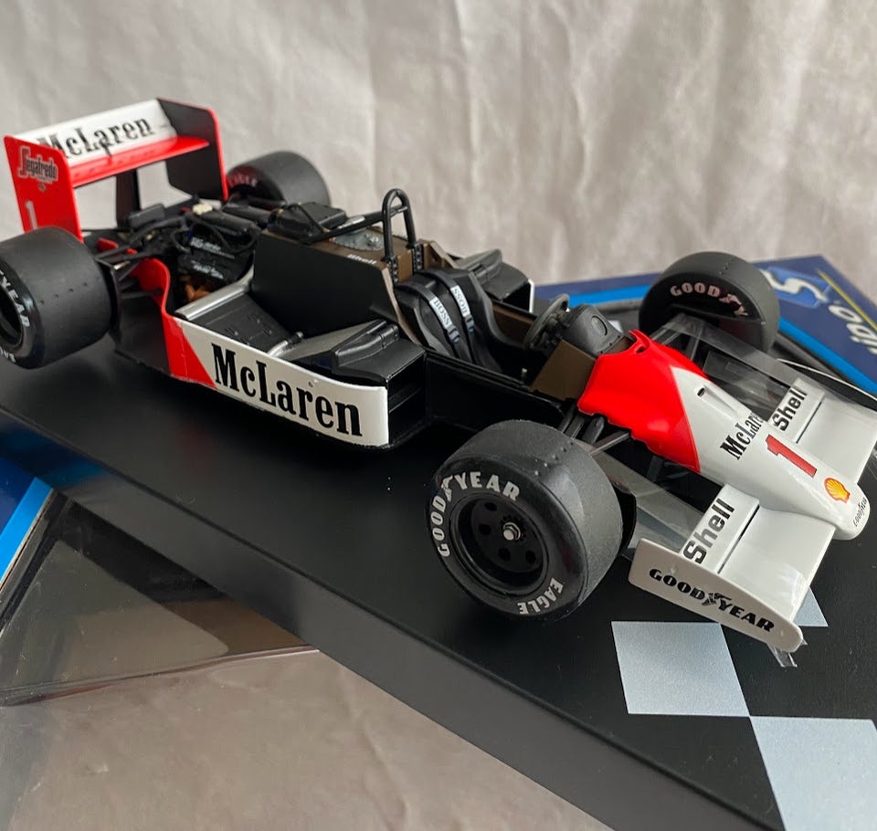 Racerbil, McLaren F1 MP4/2C. 1986. Solido, skala 1:18