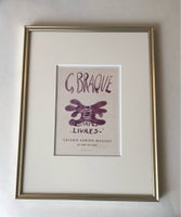 Indrammet Braque-billede, Braque, b: 32 h: 42