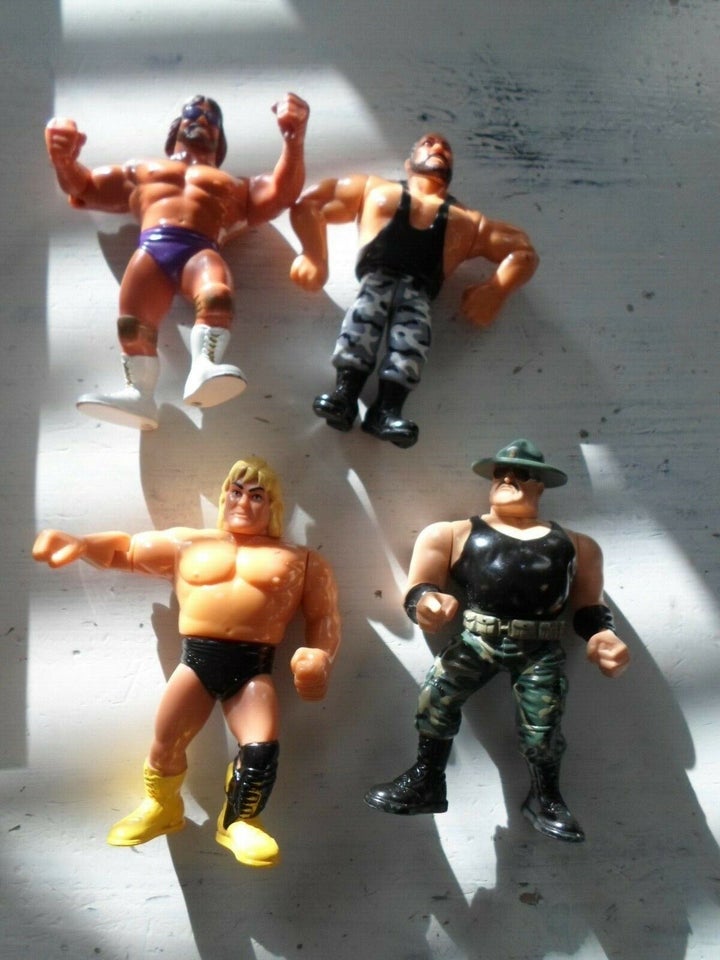 Legetøj, 4 for 250 ´vintage 1982-92 WWF Figurer Titan