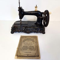 Symaskine, Støbejern, 125 år gl.