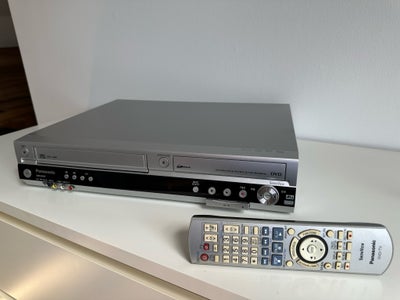 Dvd/video-afspiller, kodefri, Panasonic, DMR-ESV35V, God, Description
Combo DVD recorder/VHS player 