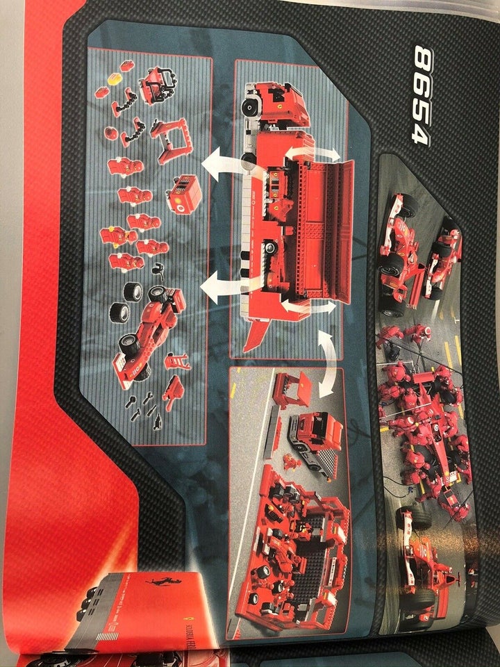 Lego Racers, 8654 MED VEJLEDNING OG KLISTERMÆRKER
