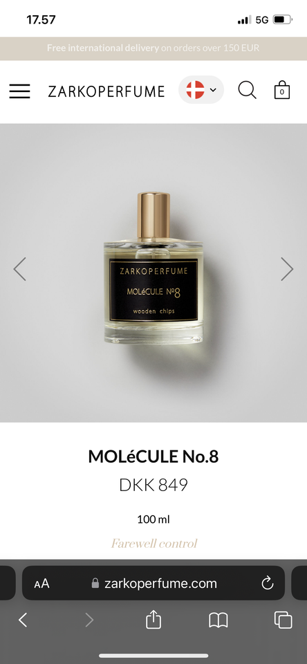 Zarkoperfume molecule online 8