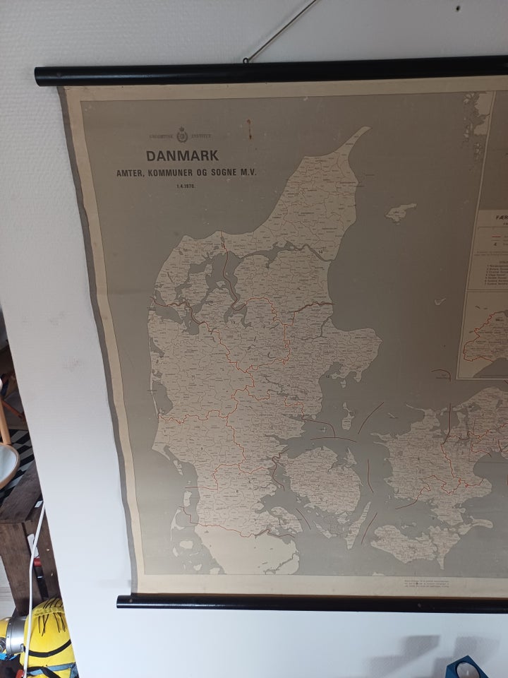 Landkort, Danmarks kort 1970
