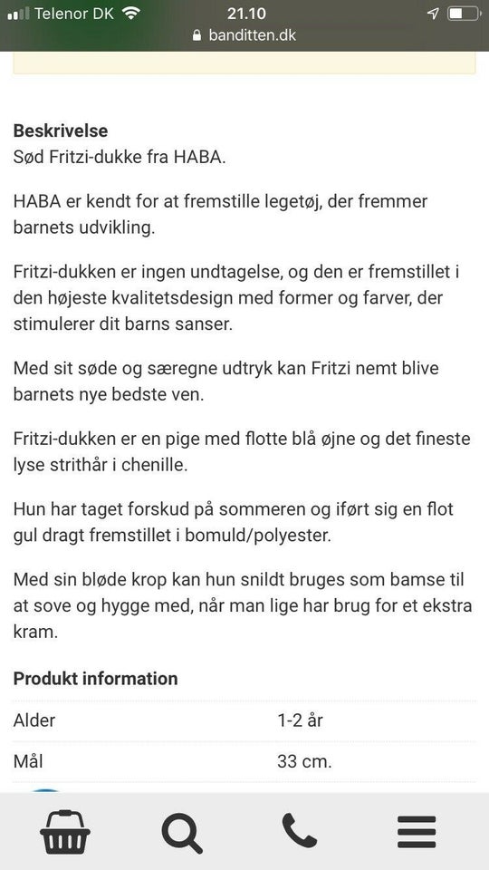 Andet, Haba dukke