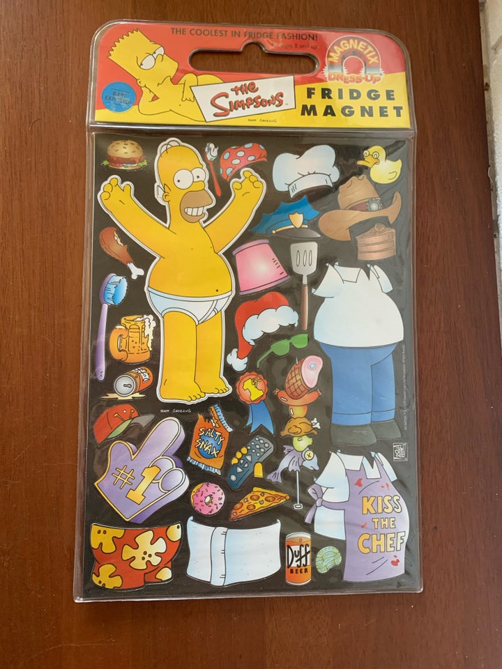Påklædningsdukker, Simpsons magnet