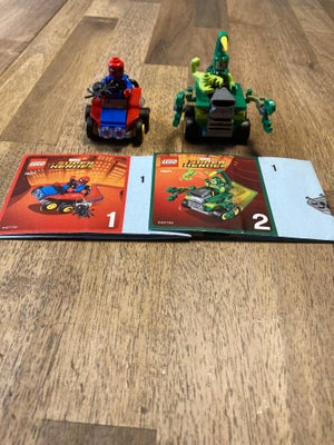 Lego Super heroes, 76071, Spiderman vs. Scorpion
I pæn stand. 
Komplet – men uden æske
Byggevejledni