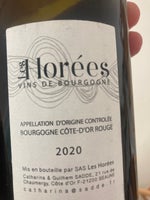 Vin og spiritus, Horees bourgogne 2020 - 4 cuveer