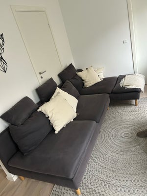 Sofa, stof, 4 pers. , Ikea, Mørkegrå söderhamn sofa fra Ikea sælges, skal hentes i Helsinge hurtigst