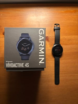 Løbeur, Garmin Vivoactive 4s, Fungerer super. Sælges da jeg ikke får det brugt længere. 
Der er opla