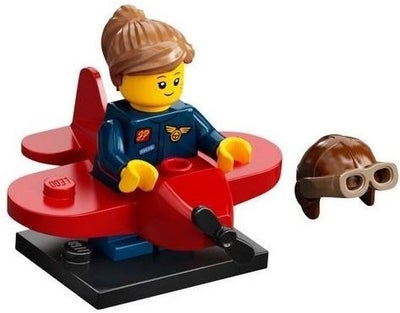 Lego Minifigures, Serie 21 - alle er helt nye med alt tilbehør:

9: Airplane Girl 40kr.
11: Alien 30
