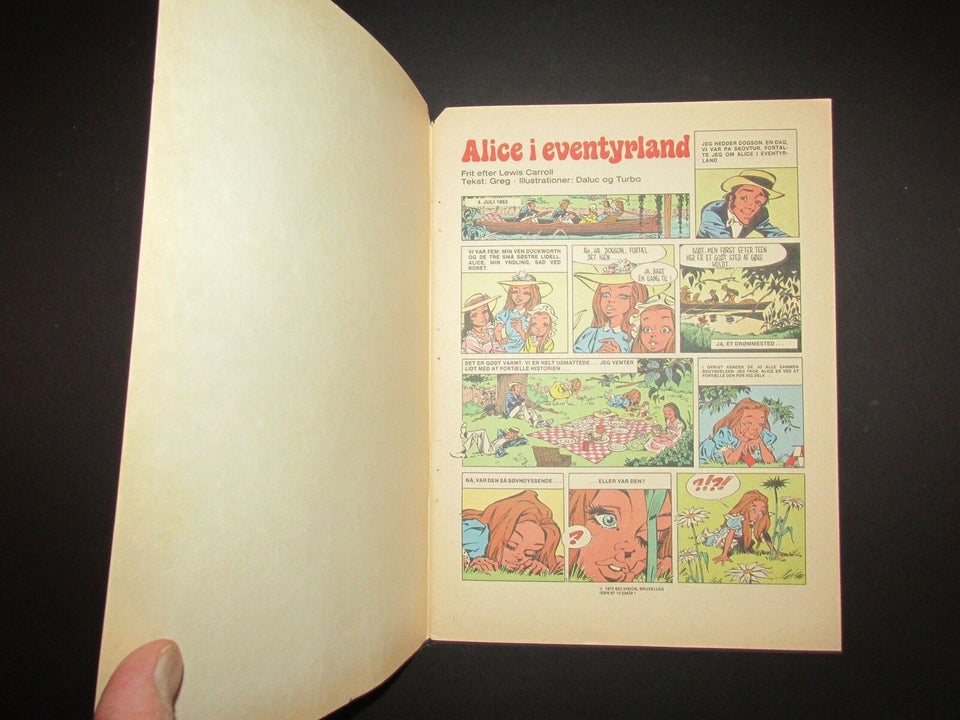 Tegneserier, Super serien senior 17 : Alice i Eventyrland.