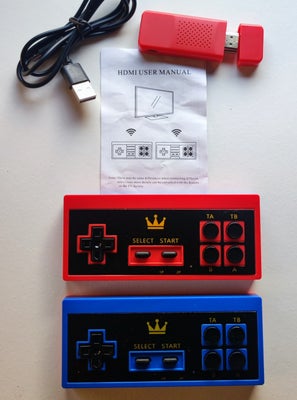Nintendo NES, Perfekt, Spillekonsol med de gamle spil fra Nintendo NES, Gameboy og Gameboy Color og 