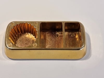 Oplukkere, Guldbar, Forgyldt oplukker, stemplet 986 (23 kt)
Ca 1970 fra bmf i Nuernberg.