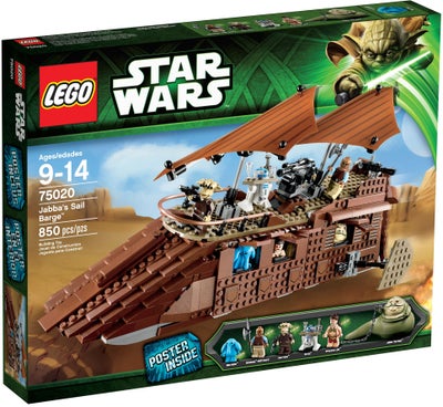 Lego Star Wars, 75020 Jabba's Sail Barge UÅBNET, Æsken er ny og uåbnet.

Opbevares Røg- og dyrefrit.
