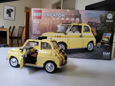 Lego Creator, Fiat 500 creator 10271, Fiat 500 creator model 10271.

Samlet en gang, som ny. Har kun
