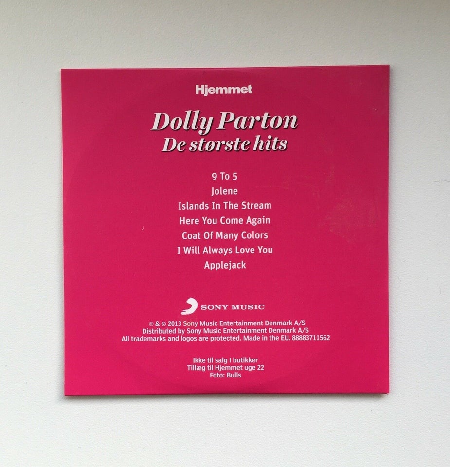 Dolly Parton: De største hits, country