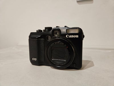 Canon, Canon PowerShot G10, 14.7 megapixels, 30 x optisk zoom, God, Sælger dette kvalitets kamera fr