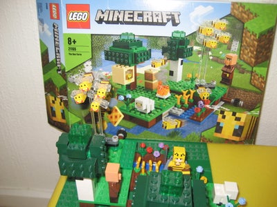 Lego Minecraft, 21165, Bifarm med bier, får, blomster, træer og 2 figurer sælges. Alle dele er med s