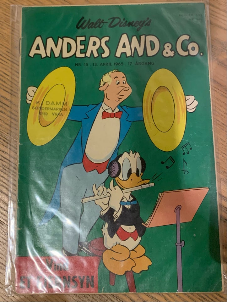 Anders And-blade fra 1960’erne, Tegneserie