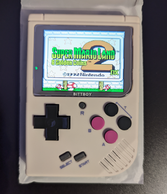 Miyoo, spillekonsol, Perfekt, Miyoo BittBoy Version 1 retro nostalgi Game Boy Nintendo

Jeg sælger 