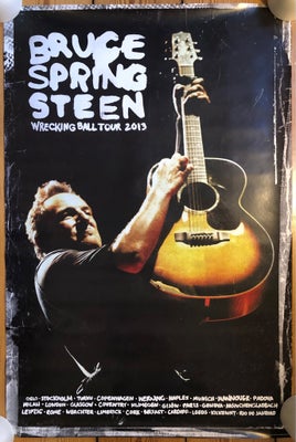 Plakat, koncertplakat , Bruce Springsteen, Sælger denne super flotte og dekorative Bruce Springsteen