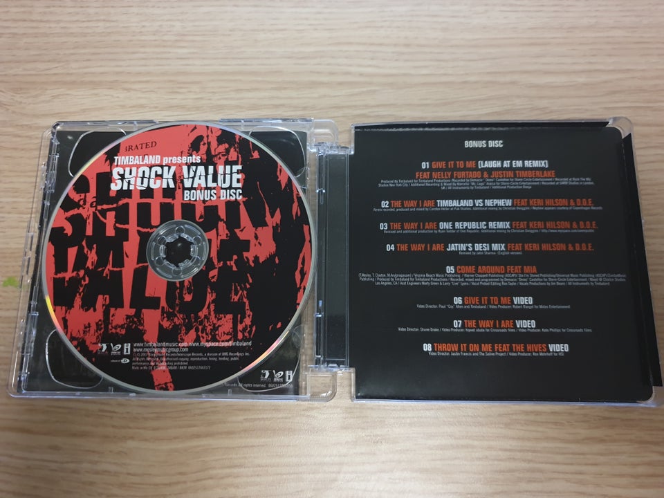 Timbaland: SHOCK VALUE (Double Disc Version), hiphop