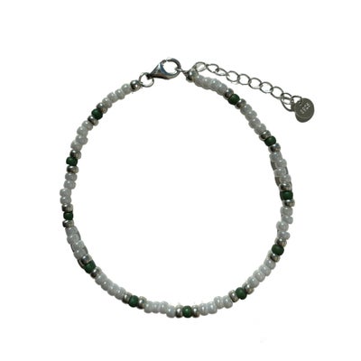 Armbånd, sølv, UNIKA armbånd

Håndlavet armbånd i sterling sølv lavet med Miyuki perler. ?

17,5 cm 