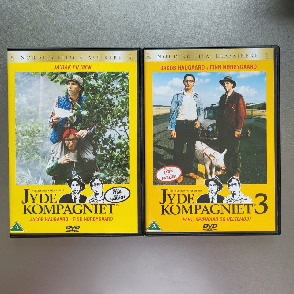 Jydekompagniet 1+3, DVD, komedie